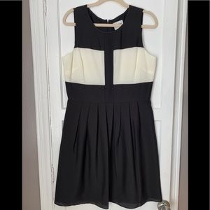 J. Taylor black and white dress size 12